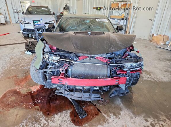 1G1FH1R79P0110850 2023 CHEVROLET CAMARO Зеленый Вид спереди