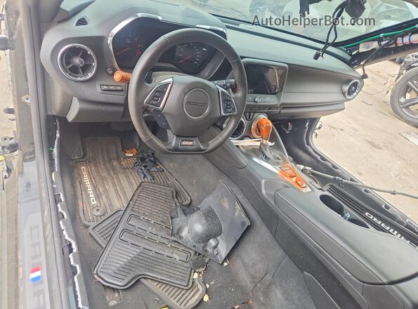 1G1FH1R79R0107482 2024 CHEVROLET CAMARO Black Dashboard view