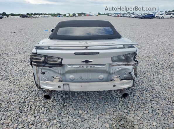 1G1FH3D72K0122897 2019 CHEVROLET CAMARO Gray Вид ззаду