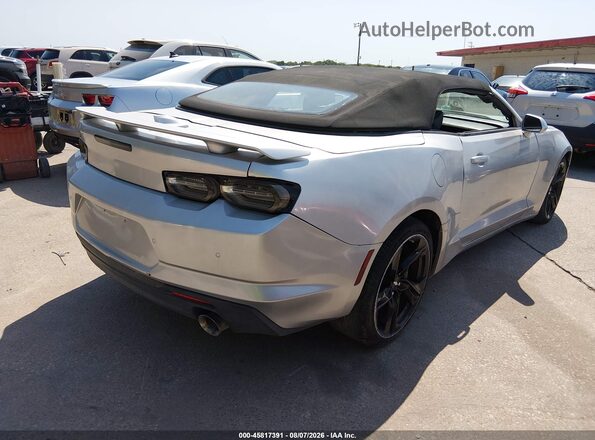 1G1FH3D73K0112590 2019 CHEVROLET CAMARO Silver Tył prawy