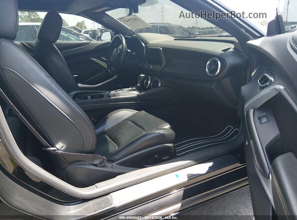 1G1FH3D74H0101378 2017 CHEVROLET CAMARO Black წინა სალონის ხედი