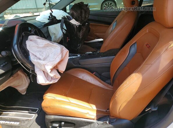 1G1FH3D77K0153644 2019 CHEVROLET CAMARO Белый Вид салона спереди