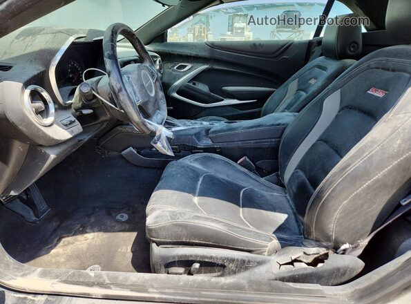 1G1FH3D79L0116550 2020 CHEVROLET CAMARO Black წინა სალონის ხედი