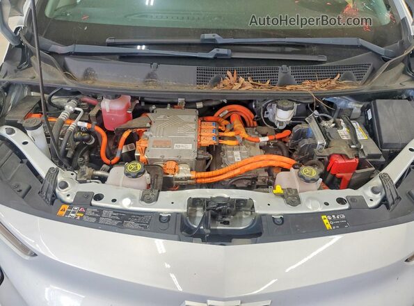 1G1FX6S01P4136977 2023 CHEVROLET BOLT Silver Vista interior trasera