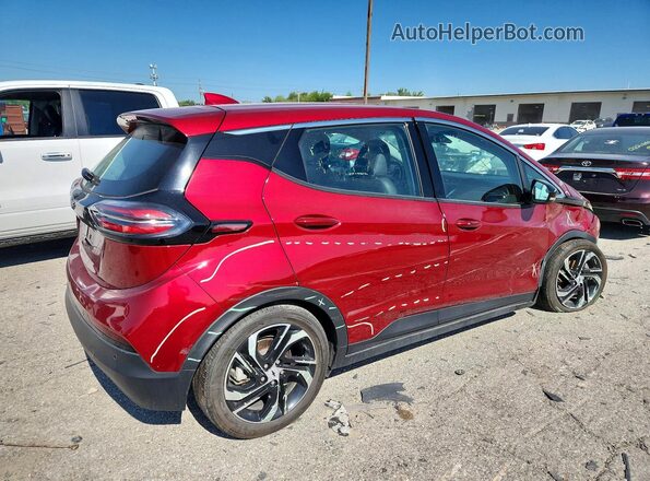 1G1FX6S02N4100096 2022 CHEVROLET BOLT Burgundy Задня права чверть