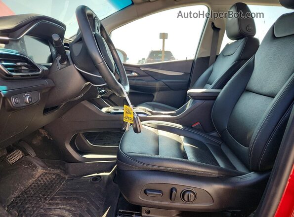 1G1FX6S02N4100096 2022 CHEVROLET BOLT Burgundy Вид салону спереду