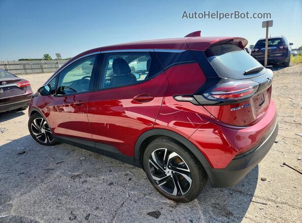 1G1FX6S02N4100096 2022 CHEVROLET BOLT Burgundy Задня ліва чверть