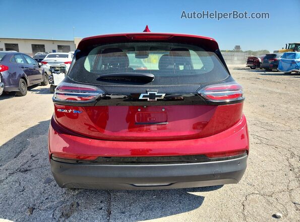 1G1FX6S02N4100096 2022 CHEVROLET BOLT Burgundy Вид ззаду