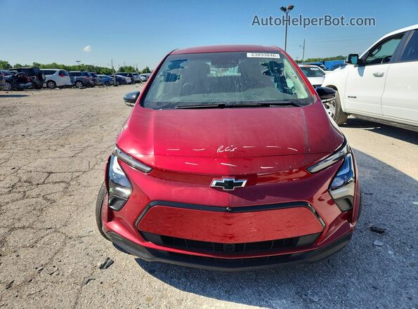 1G1FX6S02N4100096 2022 CHEVROLET BOLT Burgundy Вид спереду