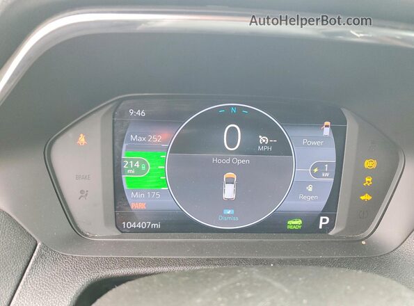 1G1FX6S06P4138062 2023 CHEVROLET BOLT Black ხელსაწყოთა პანელის ხედი