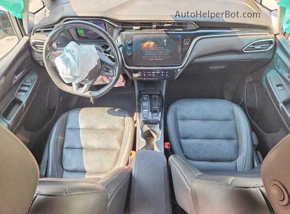 1G1FX6S06P4170011 2023 CHEVROLET BOLT Gray Dashboard view