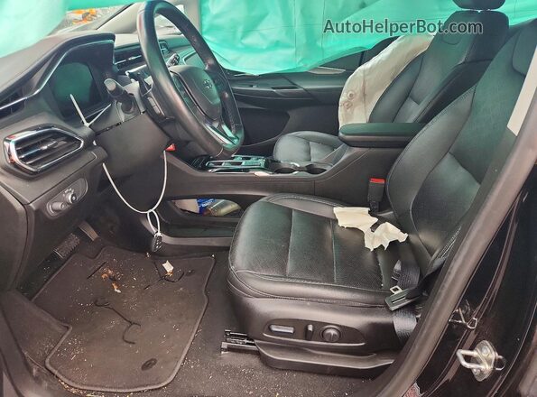 1G1FX6S06P4175547 2023 CHEVROLET BOLT Черный Вид салона спереди