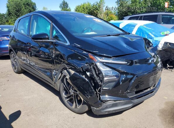 1G1FX6S06P4175547 2023 CHEVROLET BOLT Черный Передняя правая четверть