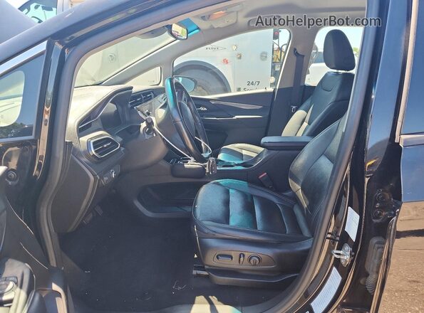 1G1FX6S07P4162595 2023 CHEVROLET BOLT Черный Вид салона спереди