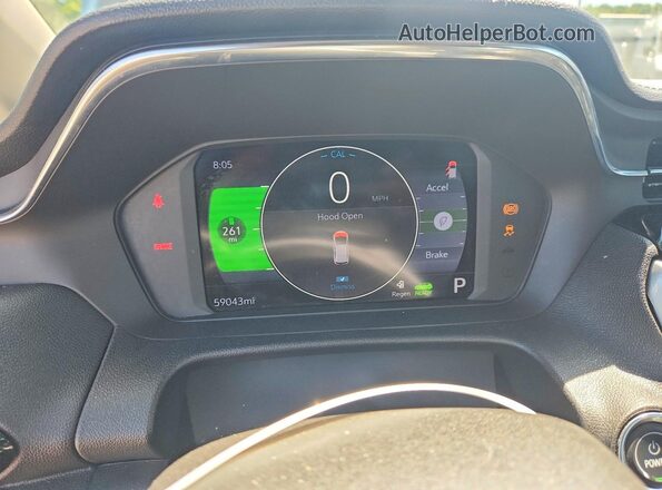 1G1FX6S07P4162595 2023 CHEVROLET BOLT Черный Вид щитка приборов