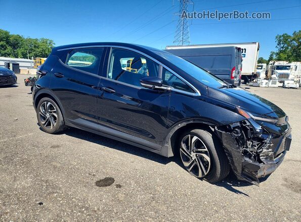 1G1FX6S07P4162595 2023 CHEVROLET BOLT Черный Передняя правая четверть
