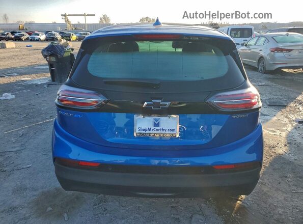 1G1FX6S08P4101546 2023 CHEVROLET BOLT Blue უკანა ხედი