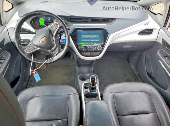 1G1FX6S0XH4174855 2017 CHEVROLET BOLT Silver Dashboard view