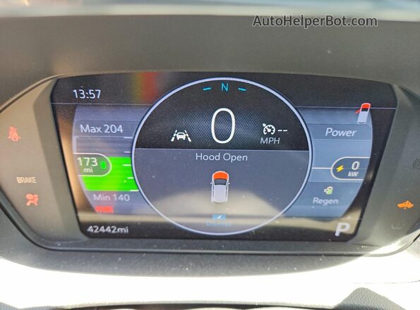 1G1FY6S02P4199292 2023 CHEVROLET BOLT Серый Вид щитка приборов