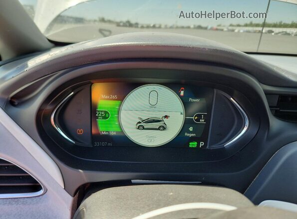 1G1FY6S04K4100464 2019 CHEVROLET BOLT Белый Вид щитка приборов