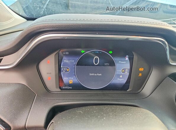 1G1FY6S05P4165167 2023 CHEVROLET BOLT Gray Widok zestawu wskaźników