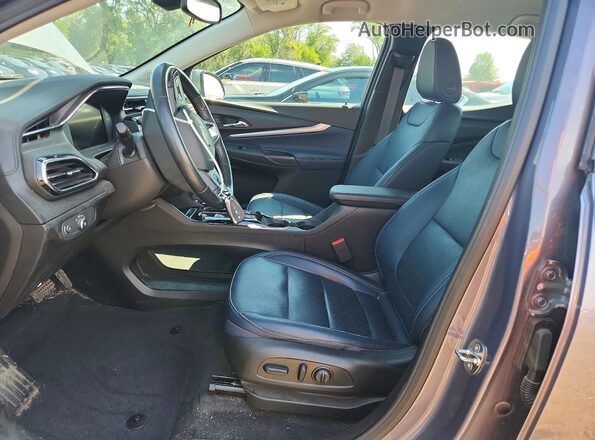 1G1FY6S08P4166300 2023 CHEVROLET BOLT Серый Вид салона спереди