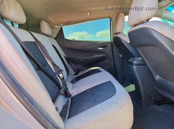 1G1FY6S09L4130447 2020 CHEVROLET BOLT Gray უკანა სავარძლების ხედი