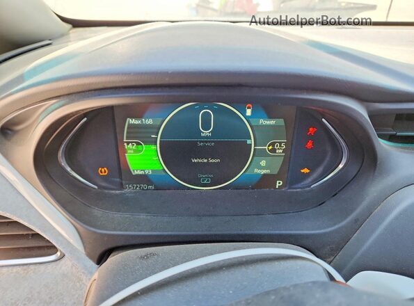 1G1FY6S09L4130447 2020 CHEVROLET BOLT Gray ხელსაწყოთა პანელის ხედი