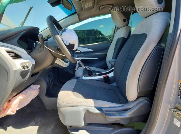 1G1FY6S09L4130447 2020 CHEVROLET BOLT Gray წინა სალონის ხედი