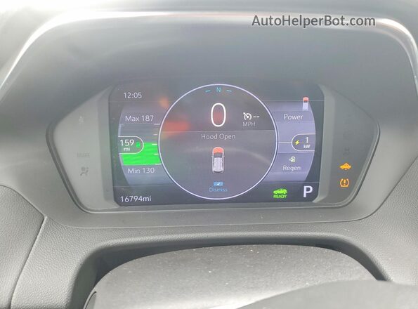 1G1FY6S09P4154219 2023 CHEVROLET BOLT Silver Widok zestawu wskaźników