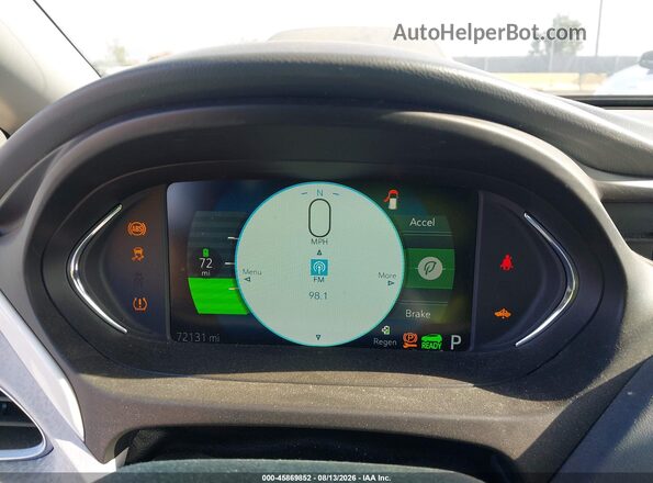 1G1FZ6S02L4103605 2020 CHEVROLET BOLT Silver Widok tylnych siedzeń