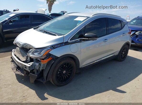 1G1FZ6S02L4119691 2020 CHEVROLET BOLT Серебряный Передняя левая четверть