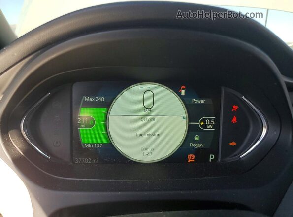 1G1FZ6S05L4108975 2020 CHEVROLET BOLT Black Вид щитка приладів