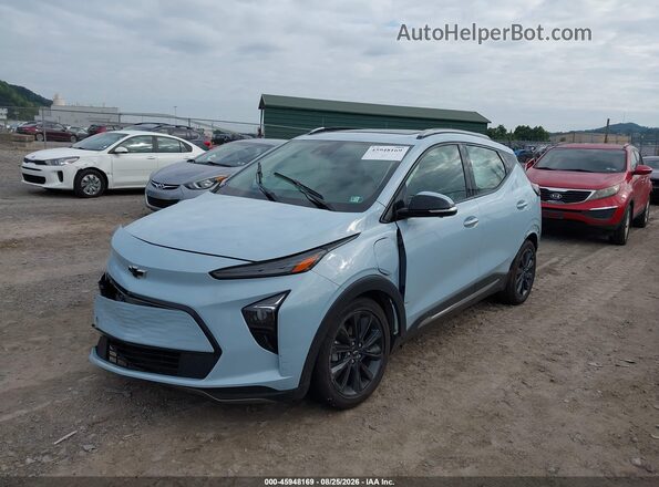 1G1FZ6S06N4104629 2022 CHEVROLET BOLT Light Blue Vista tres cuartos delantera izquierda