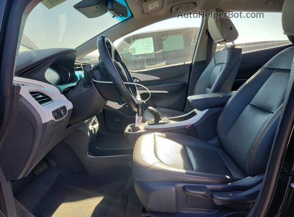 1G1FZ6S07K4135528 2019 CHEVROLET BOLT Black Front interior view