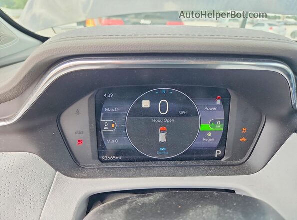 1G1FZ6S07N4133699 2022 CHEVROLET BOLT Gray Սարքավորումների վահանակի տեսք