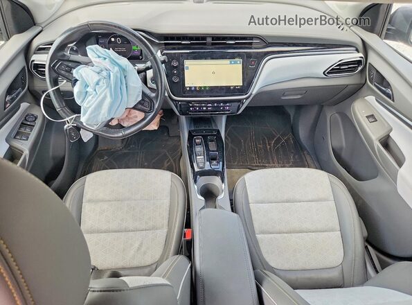 1G1FZ6S07N4133699 2022 CHEVROLET BOLT Gray Առջևի վահանակի տեսք