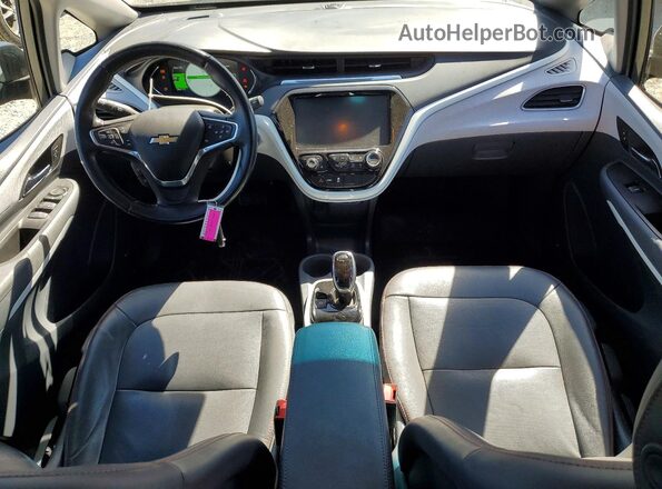 1G1FZ6S09L4150386 2020 CHEVROLET BOLT Gray Dashboard view