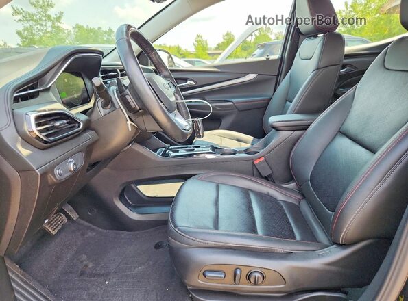 1G1FZ6S09P4119273 2023 CHEVROLET BOLT Black Вид салону спереду