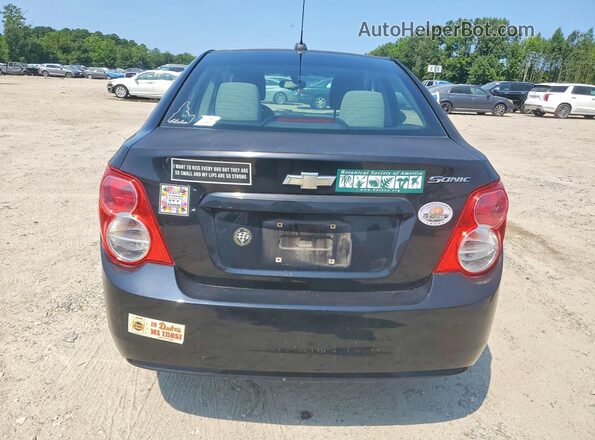 1G1JA5SH8G4163766 2016 CHEVROLET SONIC Black Vista trasera