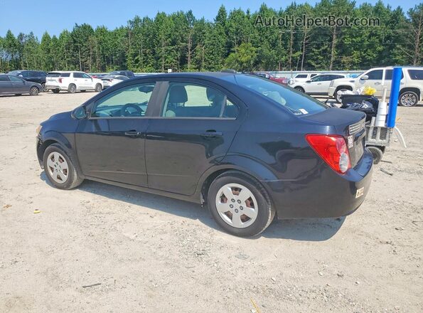 1G1JA5SH8G4163766 2016 CHEVROLET SONIC Black Trasero izquierdo