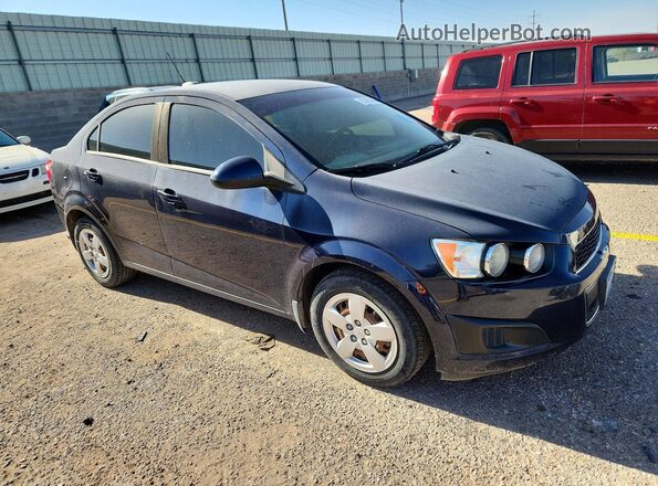 1G1JA5SH9G4124345 2016 CHEVROLET SONIC Черный Передняя правая четверть