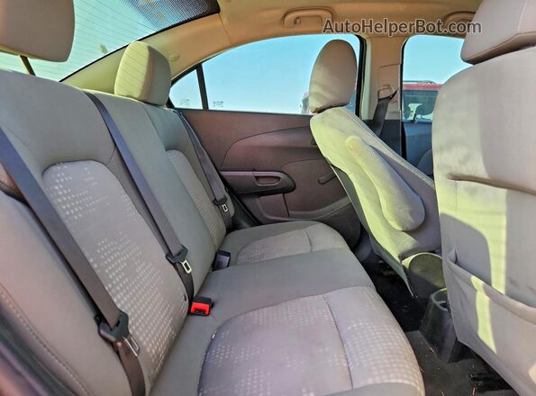 1G1JA5SH9G4124345 2016 CHEVROLET SONIC Черный Вид задних сидений