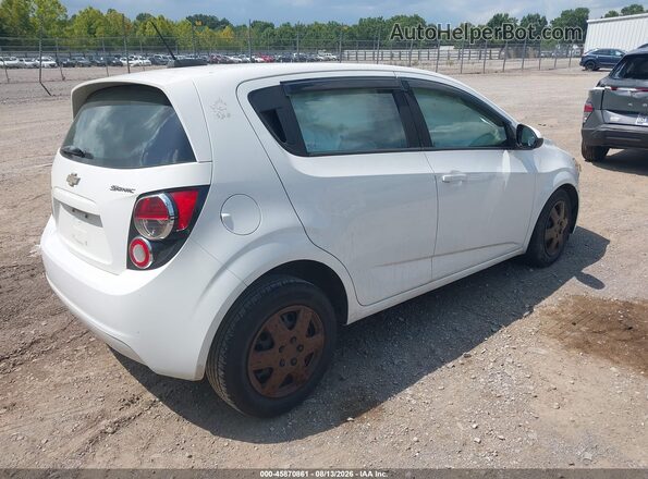 1G1JA6SH8G4119935 2016 CHEVROLET SONIC White Trasero derecho