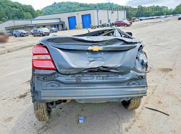 1G1JB5SB5L4142764 2020 CHEVROLET SONIC Серый Вид сзади