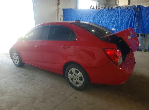 1G1JB5SH0G4104854 2016 CHEVROLET SONIC Red Задня ліва чверть