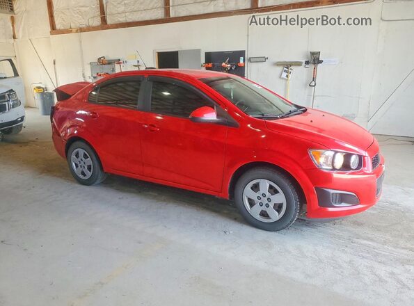 1G1JB5SH0G4104854 2016 CHEVROLET SONIC Red Передня права чверть