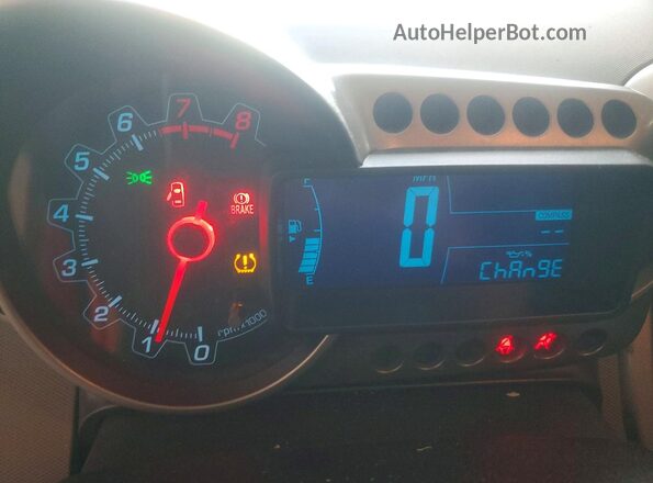 1G1JB5SH0G4104854 2016 CHEVROLET SONIC Red Вид щитка приладів