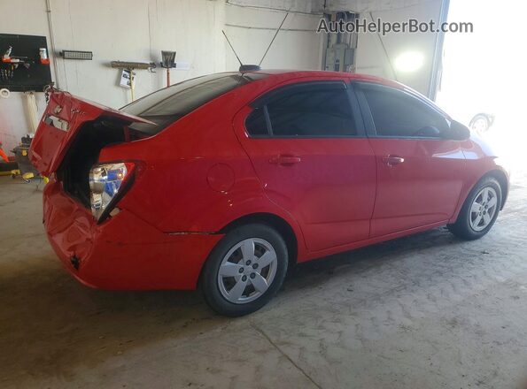 1G1JB5SH0G4104854 2016 CHEVROLET SONIC Red Задня права чверть