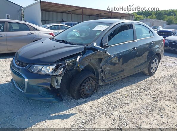 1G1JB5SH0H4146281 2017 CHEVROLET SONIC Gray Vista tres cuartos delantera izquierda
